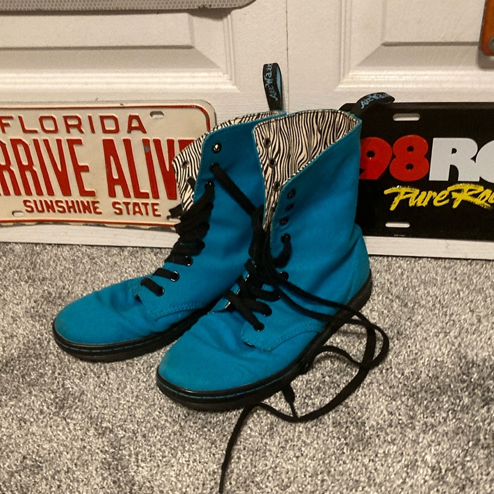 Vintage blue doc martins